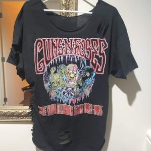 Nwot guns n roses deconstructed tee size xl